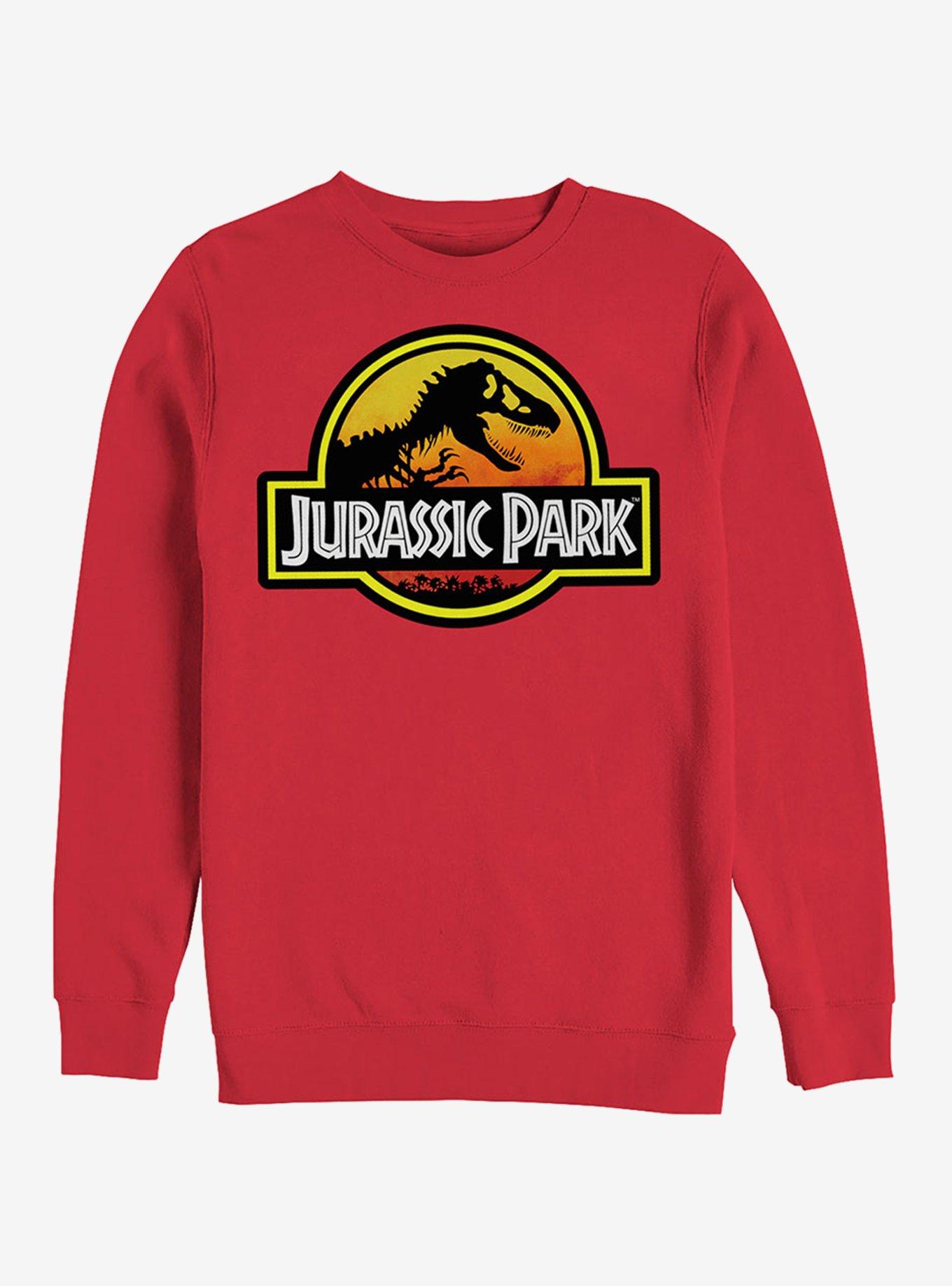 Logo Outlined Sweatshirt, RED, hi-res