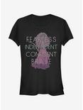 Disney Pixar Brave Fearless Merida Girls T-Shirt, BLACK, hi-res