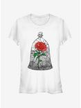 Disney Stained Rose Window Girls T-Shirt, WHITE, hi-res