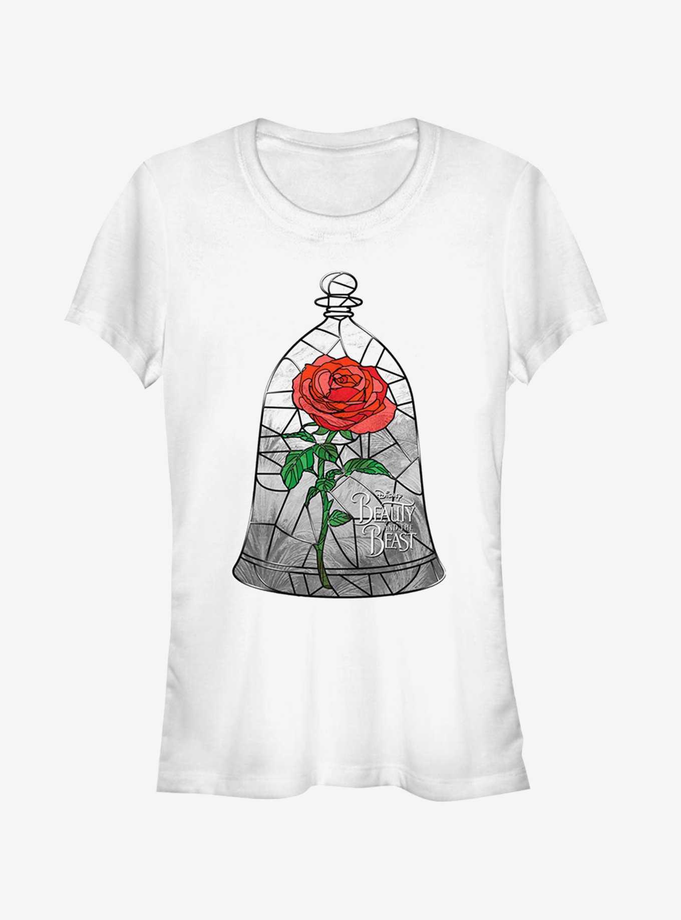 Disney Stained Rose Window Girls T-Shirt, , hi-res