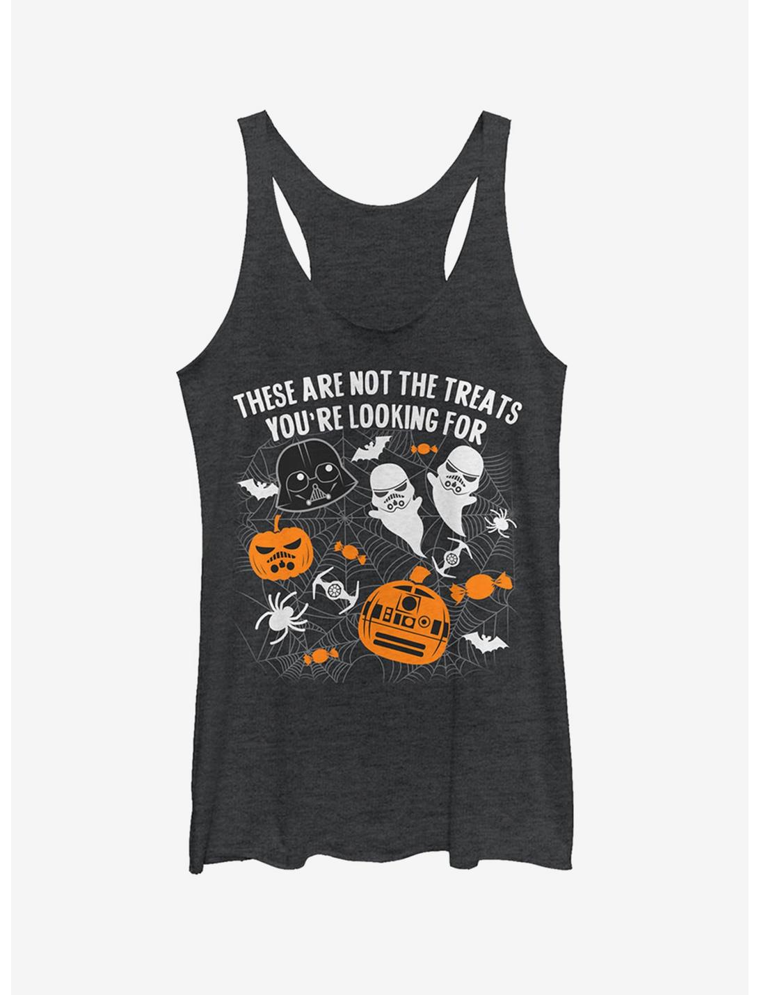 Star Wars Not the Treats You're looking For Girls Tank Top, BLK HTR, hi-res