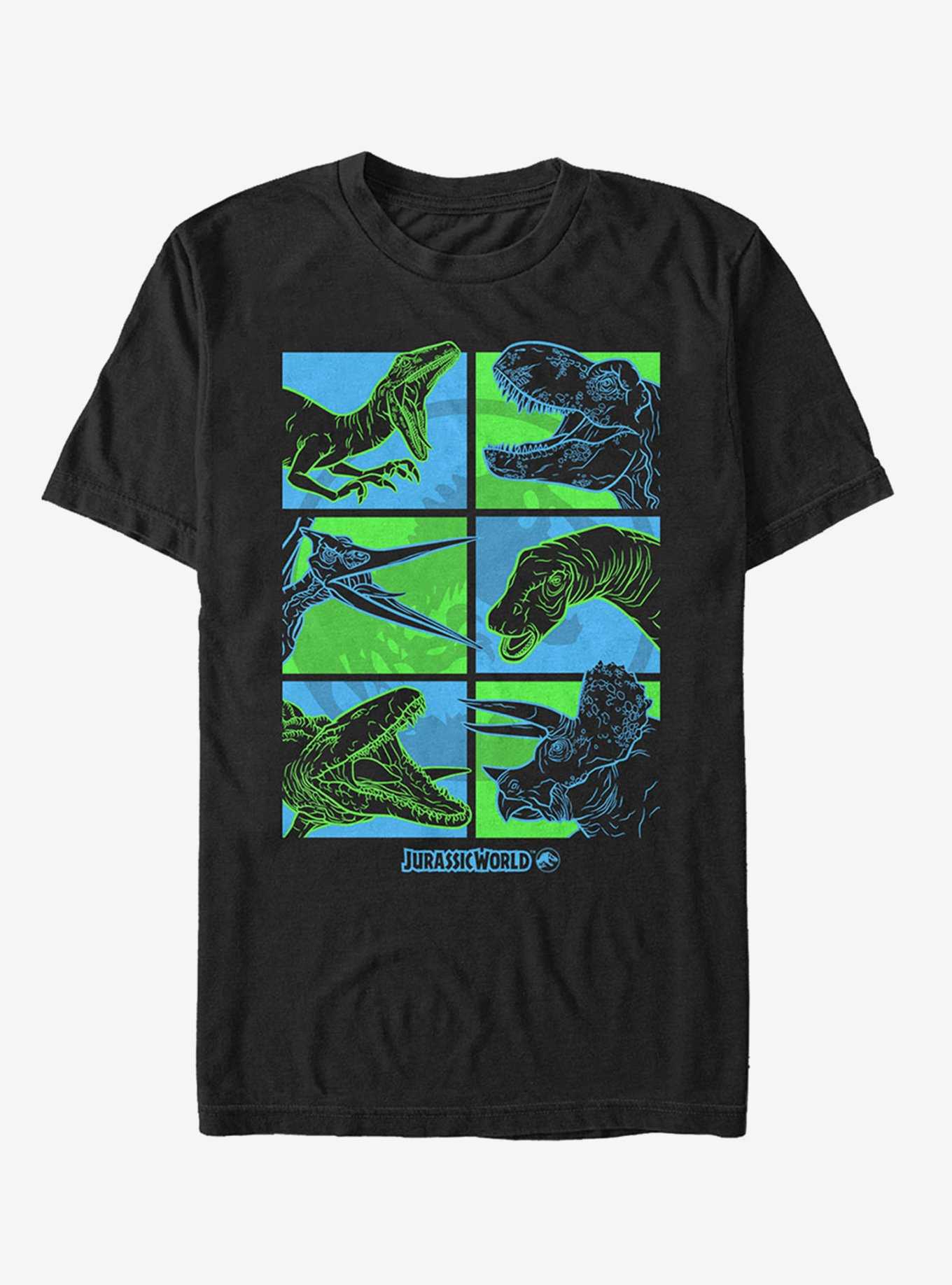 Jurassic World Fallen Kingdom Dino Bingo T-Shirt, , hi-res