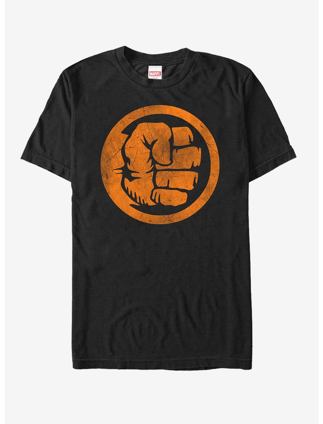 Marvel Halloween Hulk's Fist Logo T-Shirt, BLACK, hi-res