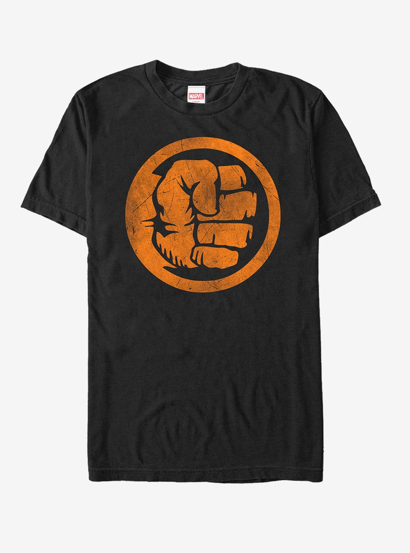 Marvel Halloween Hulk's Fist Logo T-Shirt, BLACK, hi-res