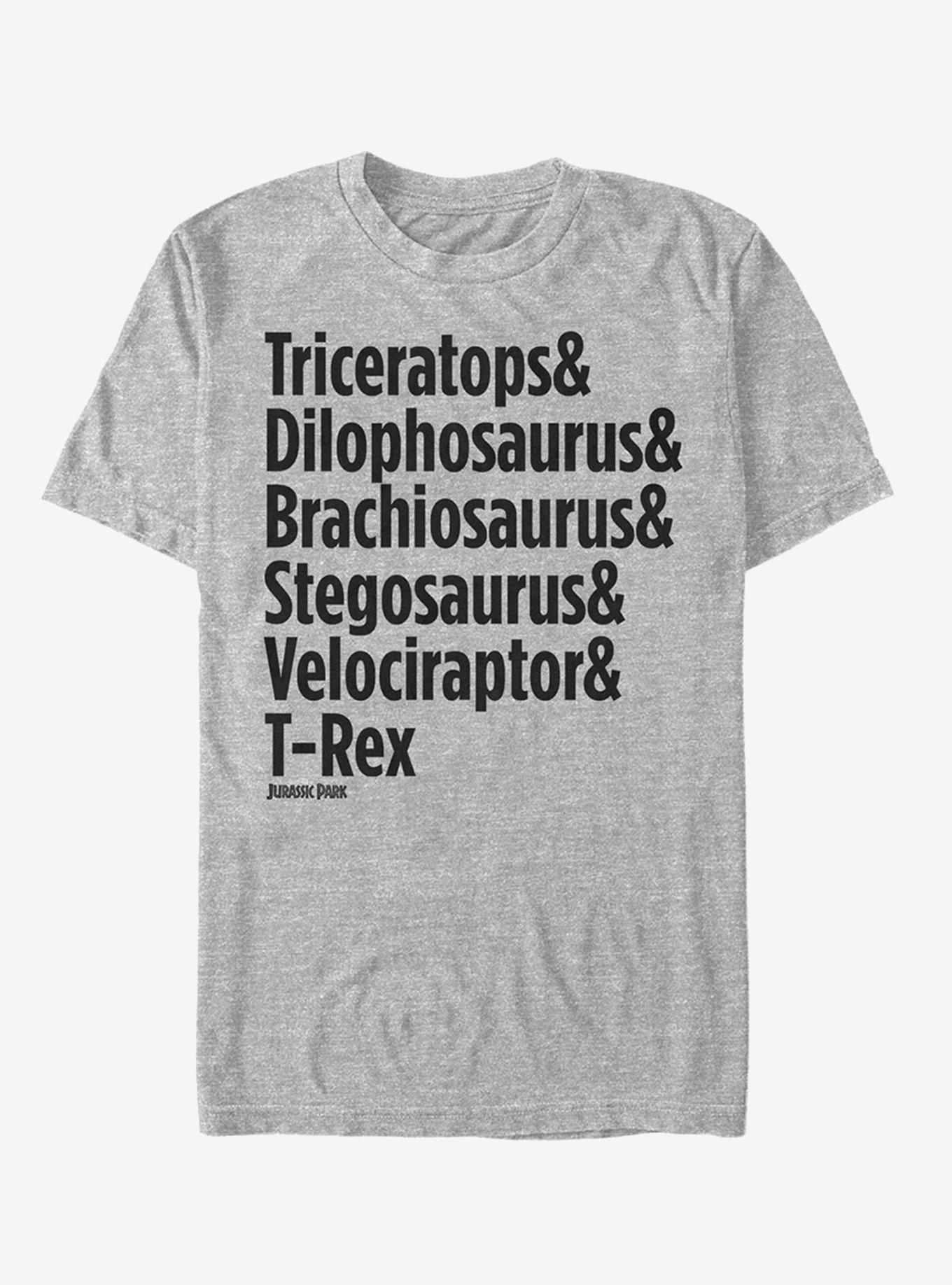 Triceratops and Dilophosaurus T-Shirt