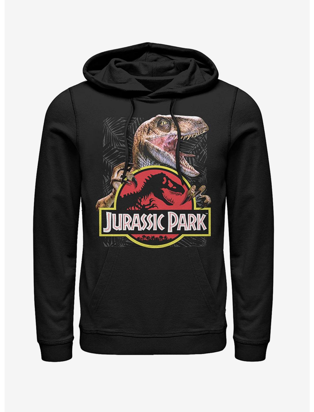 Velociraptor Hooked On Logo Hoodie, BLACK, hi-res