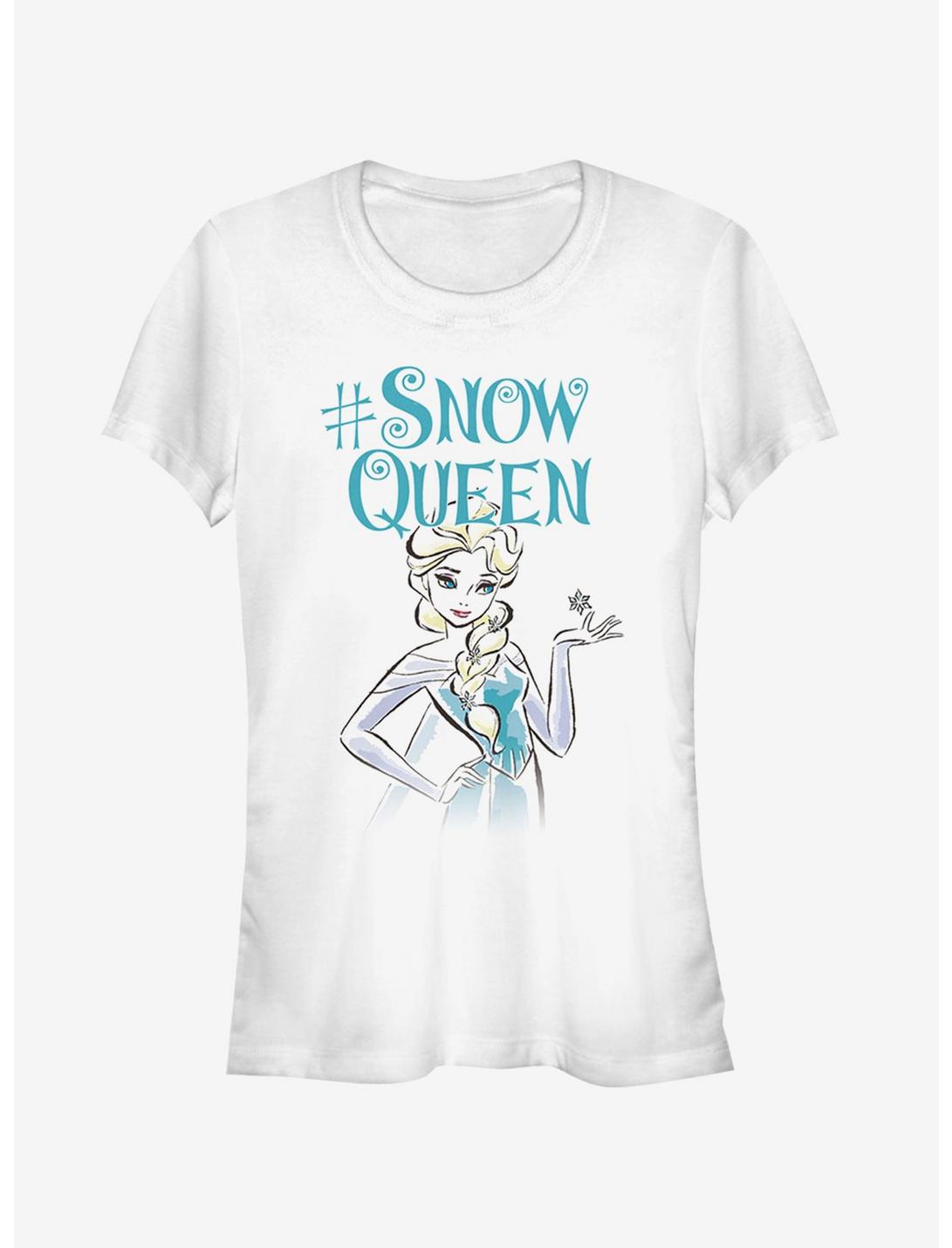 Disney Elsa #Snow Queen Girls T-Shirt, WHITE, hi-res