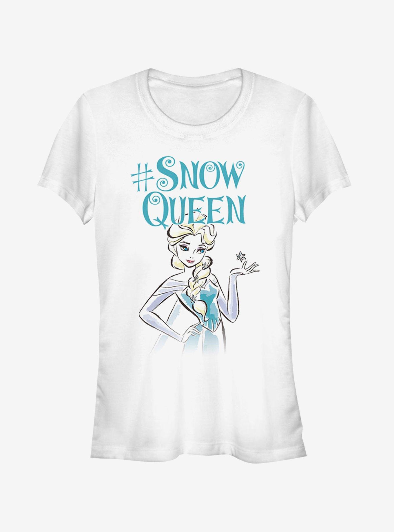 Disney Elsa #Snow Queen Girls T-Shirt, WHITE, hi-res