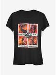 Jurassic World Fallen Kingdom Fire Polaroid Girls T-Shirt, BLACK, hi-res