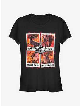 Jurassic World Fallen Kingdom Fire Polaroid Girls T-Shirt, , hi-res