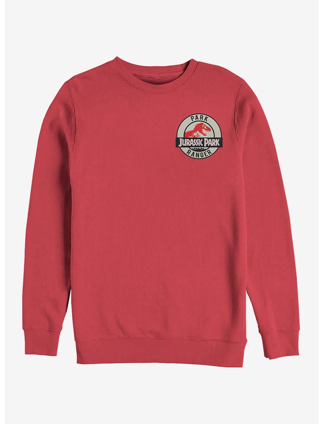 Ranger Cream Logo Badge Sweatshirt, RED, hi-res