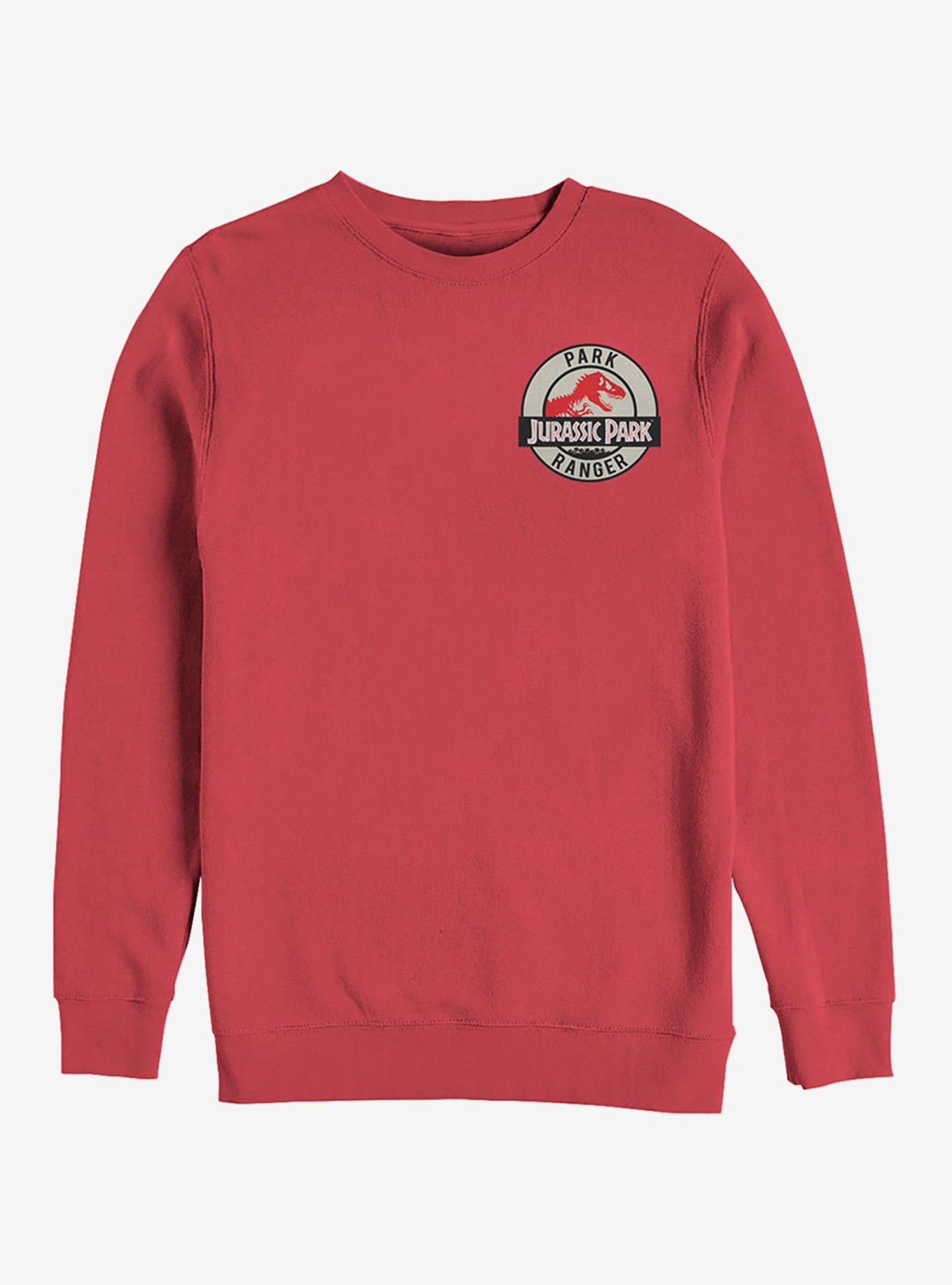 Ranger Cream Logo Badge Sweatshirt, RED, hi-res