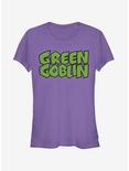 Marvel Green Goblin Logo Girls T-Shirt, PURPLE, hi-res