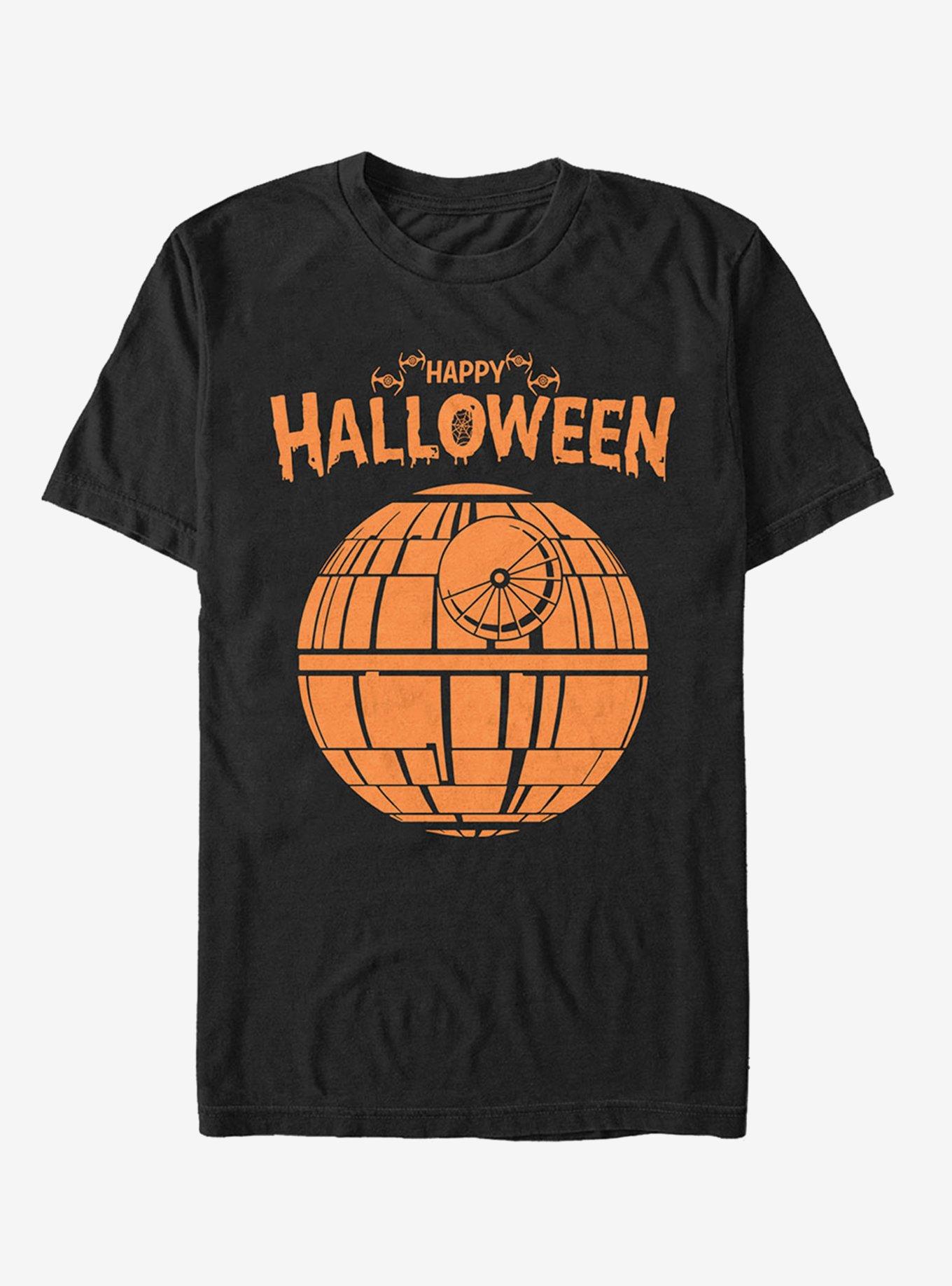 Halloween Death Star T-Shirt, BLACK, hi-res