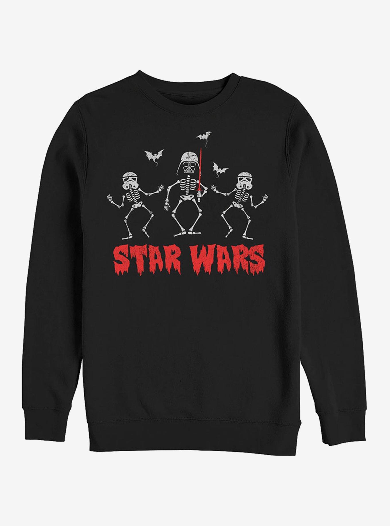 Lucasfilm Halloween Vader Skeletons Sweatshirt, BLACK, hi-res