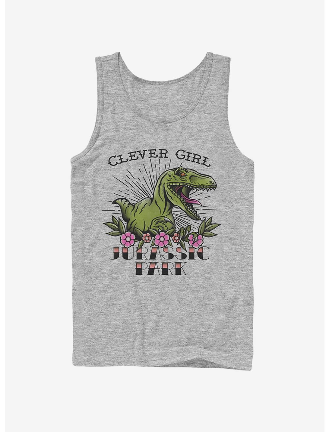 Clever Girl Tattoo Tank, ATH HTR, hi-res