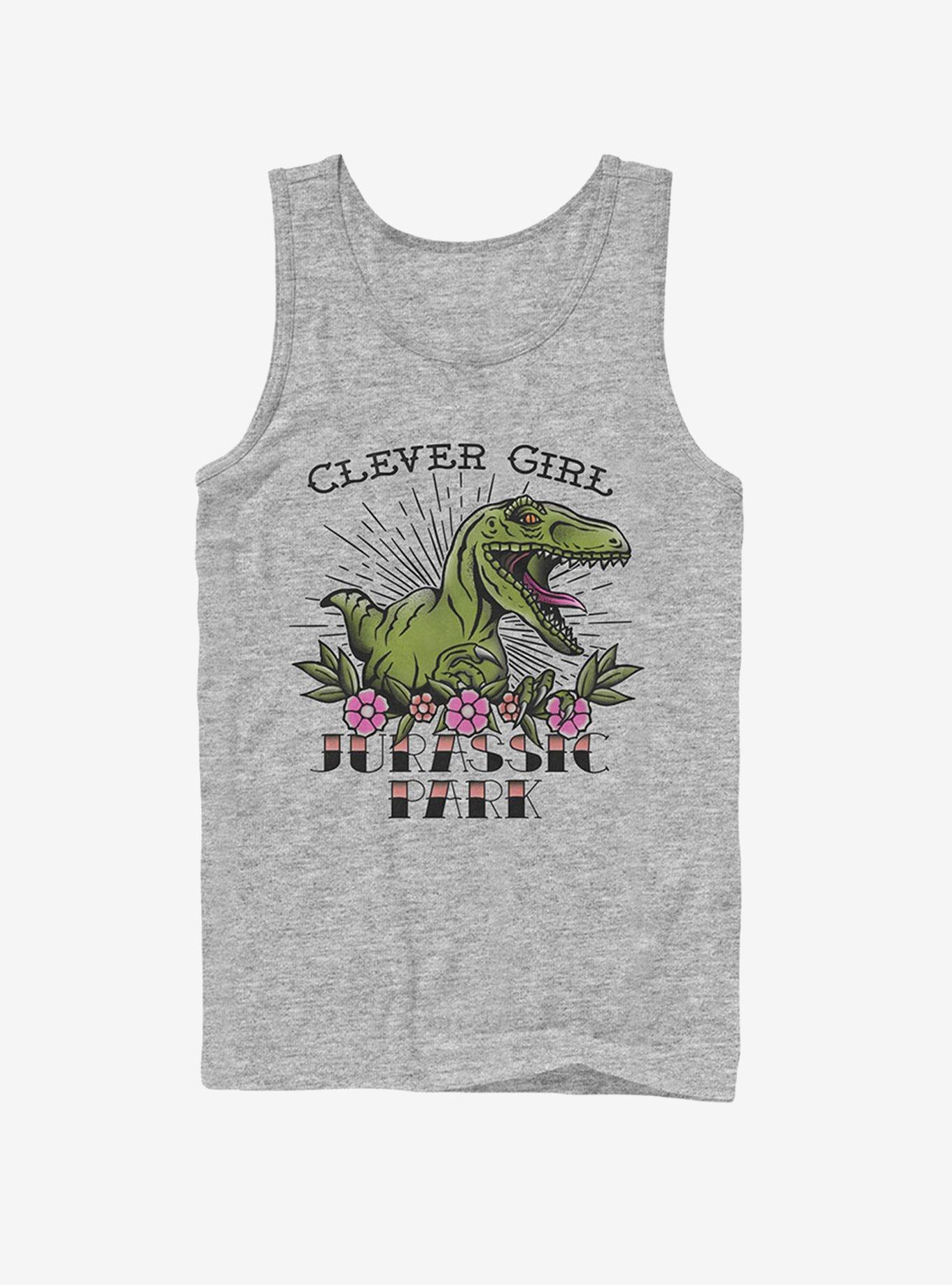 Clever Girl Tattoo Tank, ATH HTR, hi-res