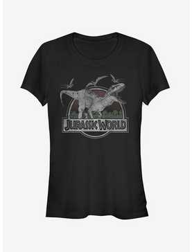 T. Rex and Pterodactyls Girls T-Shirt, , hi-res