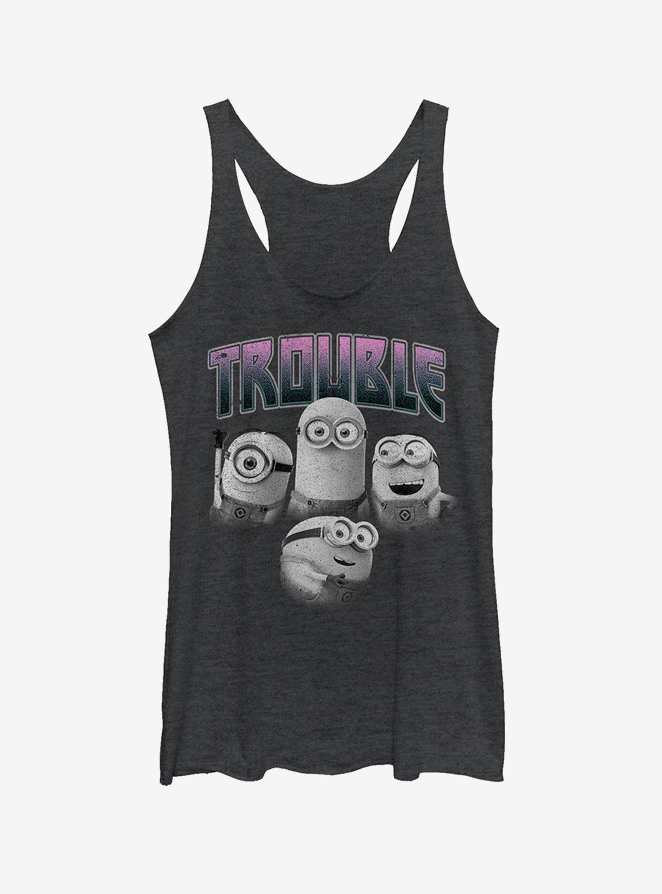 Minion Trouble Friends Girls Tank