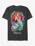 Disney Artistic Ariel T-Shirt, CHAR HTR, hi-res