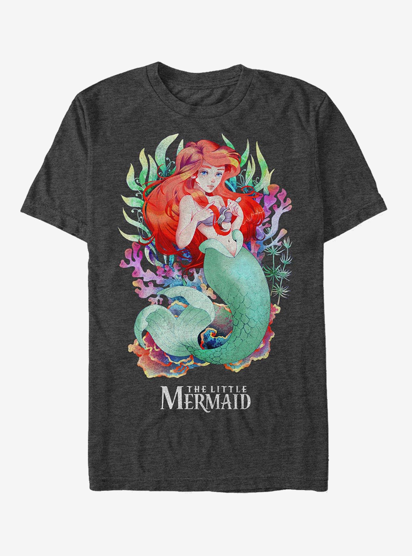 Disney Artistic Ariel T-Shirt - BLACK | Hot Topic