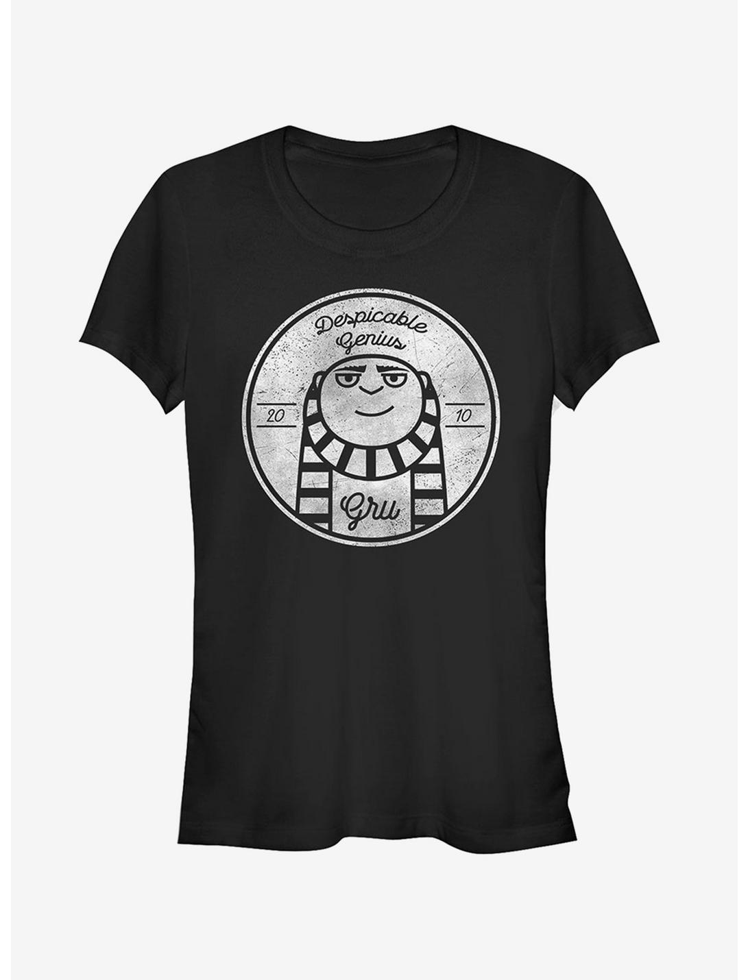 Gru Genius 2010 Girls T-Shirt, BLACK, hi-res