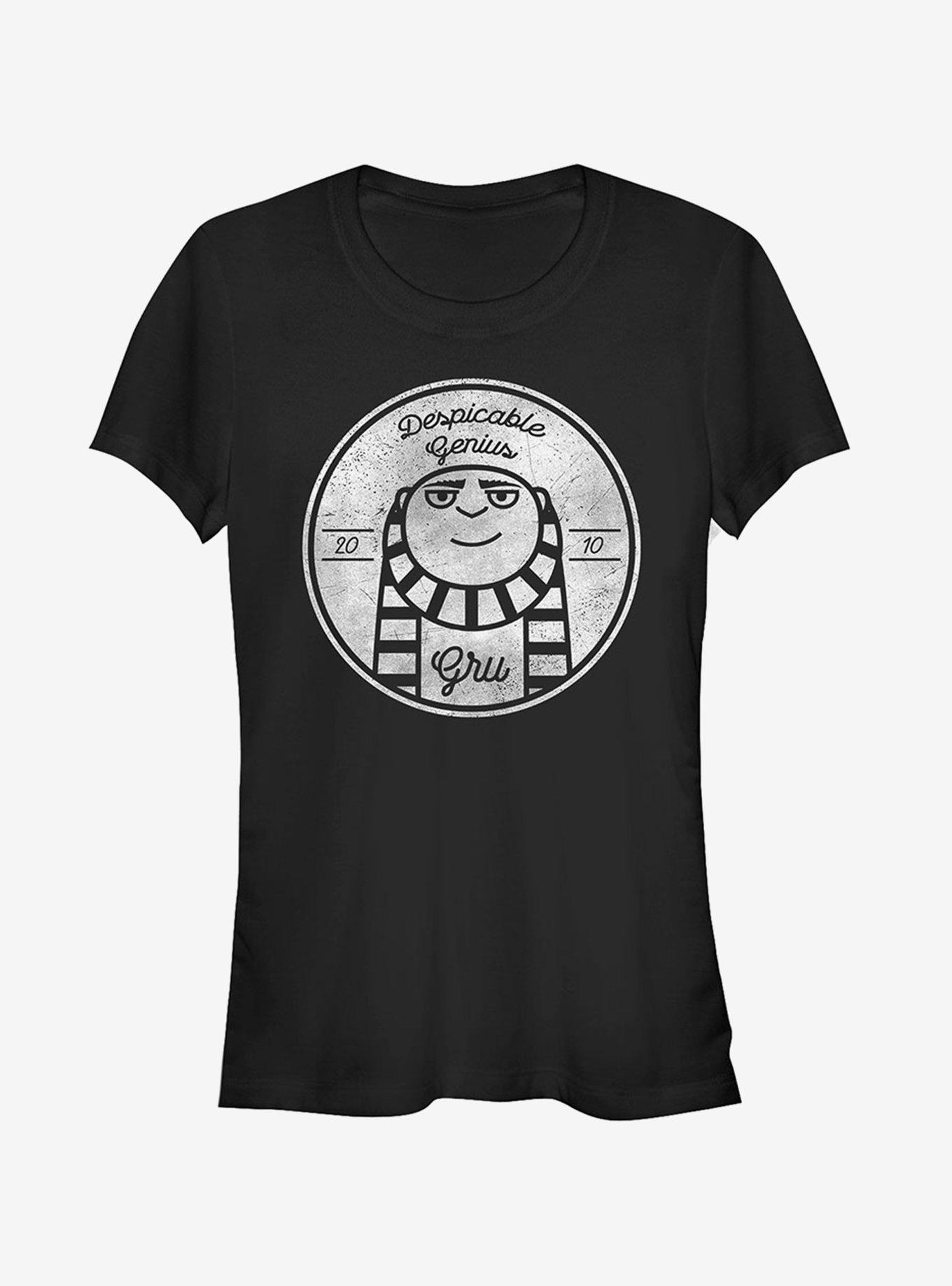 Gru Genius 2010 Girls T-Shirt, BLACK, hi-res