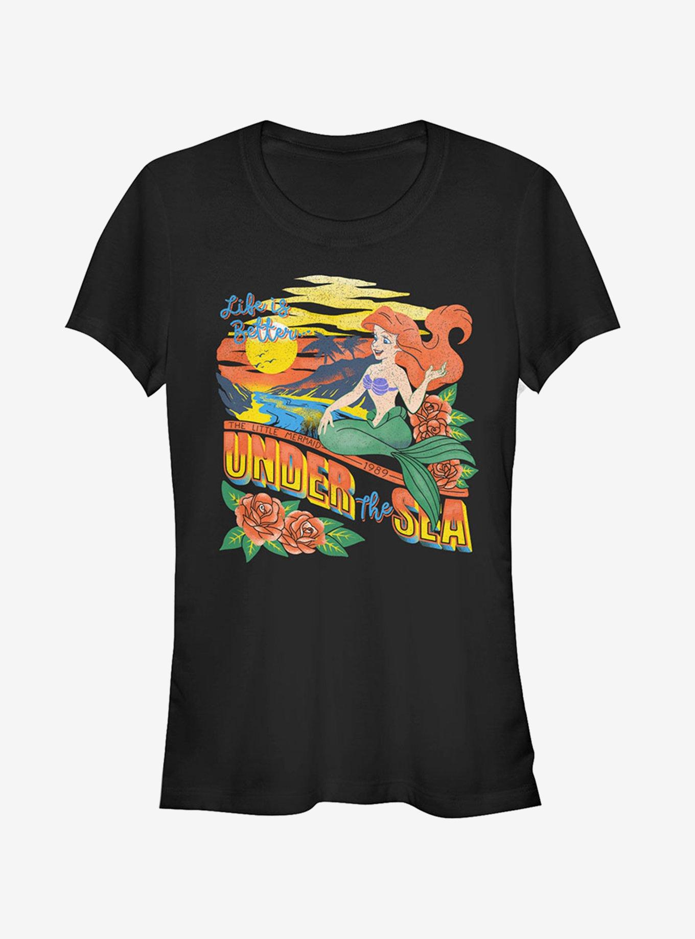 Disney The Little Mermaid Tropical Life Girls T-Shirt, , hi-res