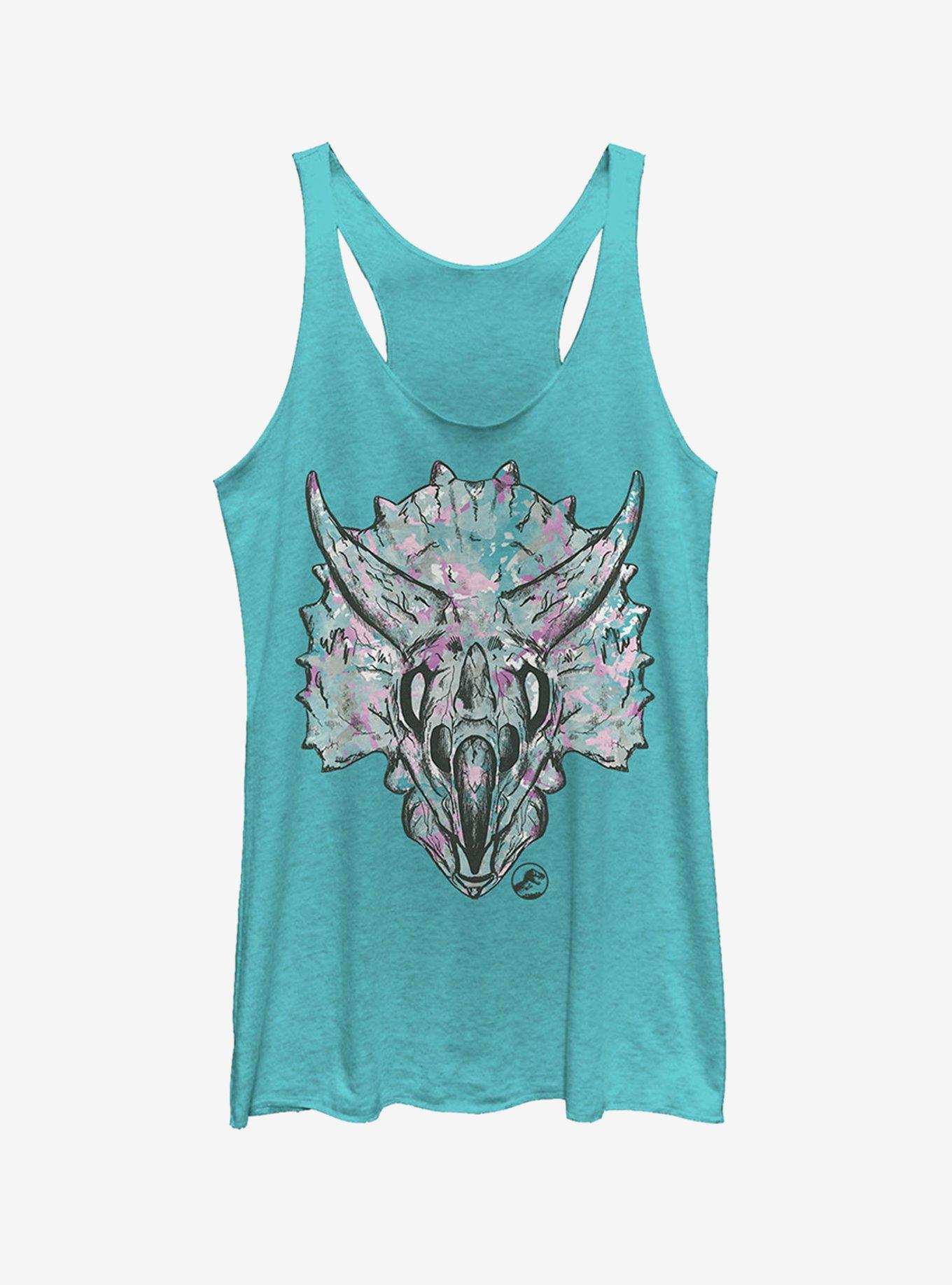 Jurassic World Fallen Kingdom Artistic Triceratops Girls Tank