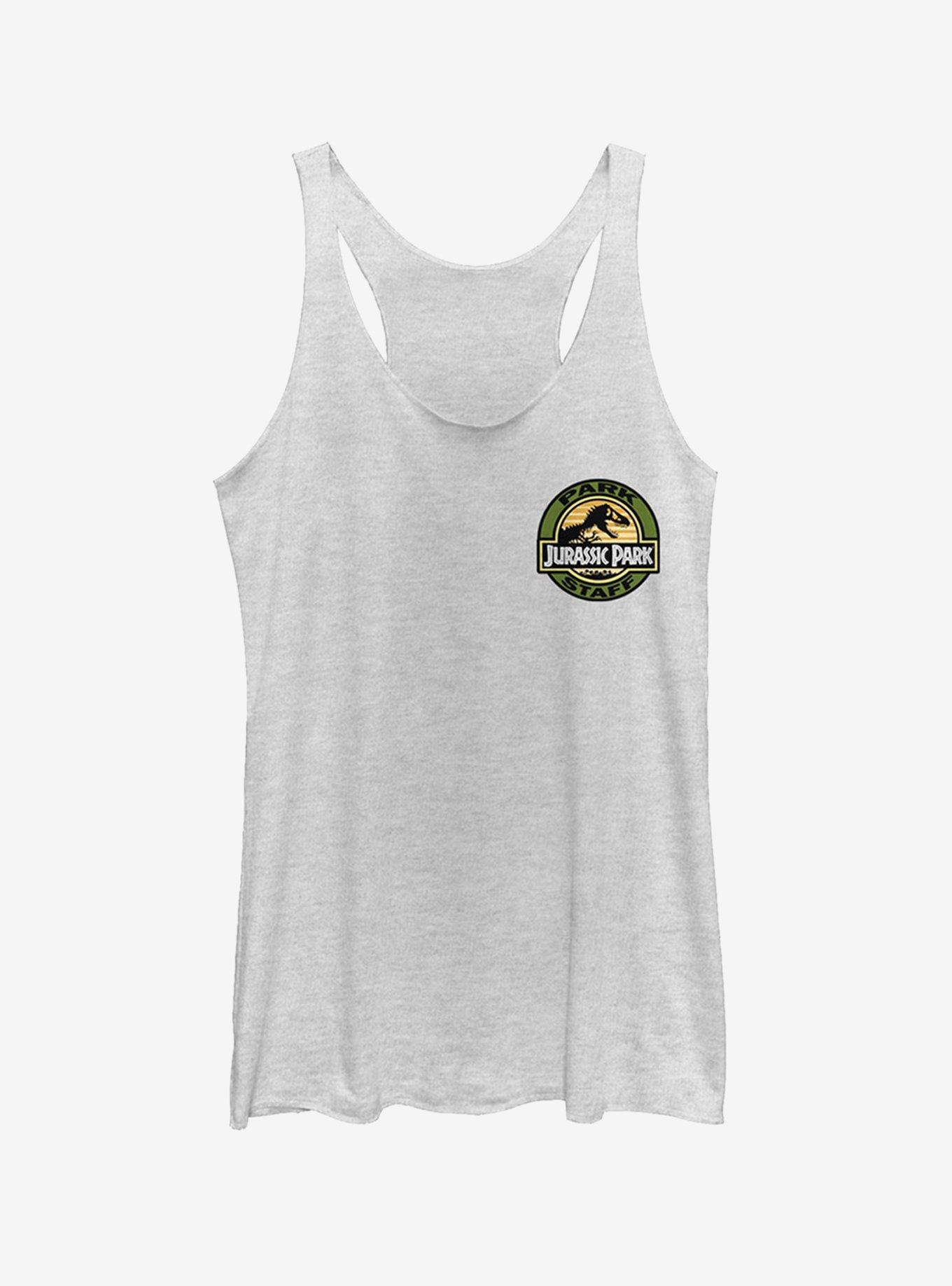 Park Staff Patch Girls Tank - WHITE | Hot Topic