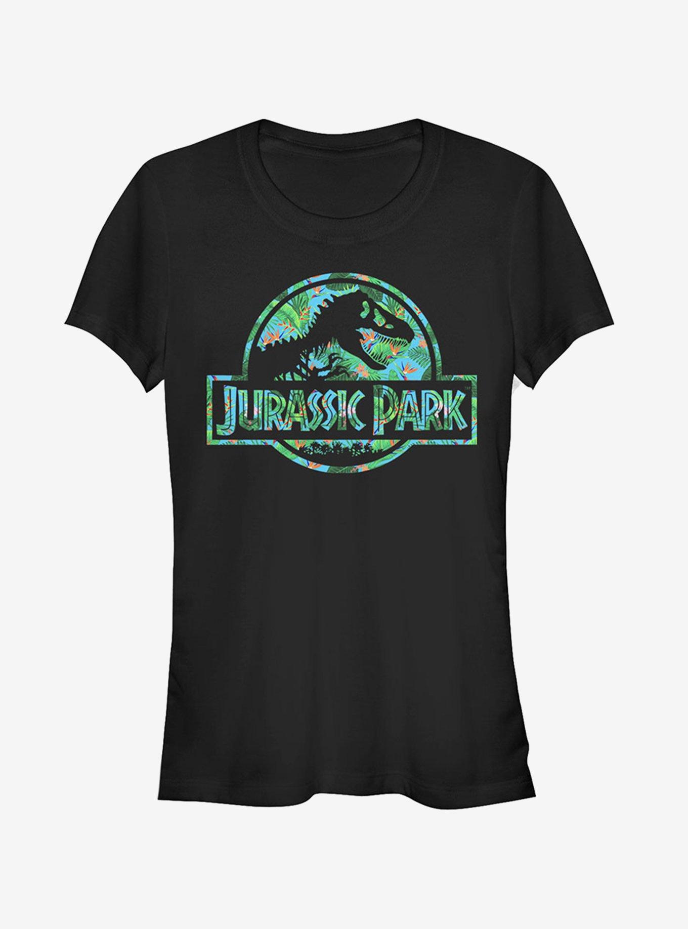 Floral T Rex Logo Girls T-Shirt, , hi-res