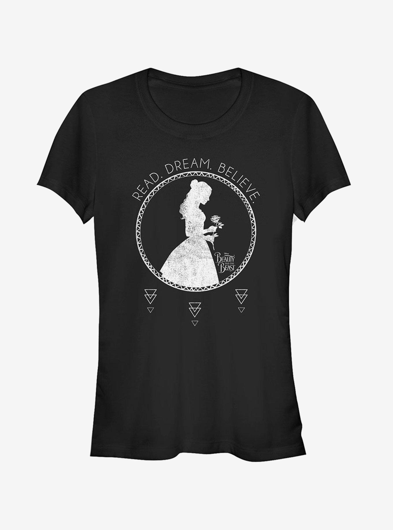 Disney Read Dream Girls T-Shirt, BLACK, hi-res