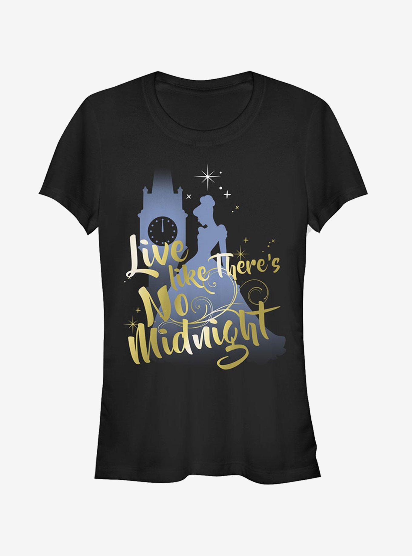 Disney Cinderella Classic Live Like There's No Midnight Girls T-Shirt, , hi-res