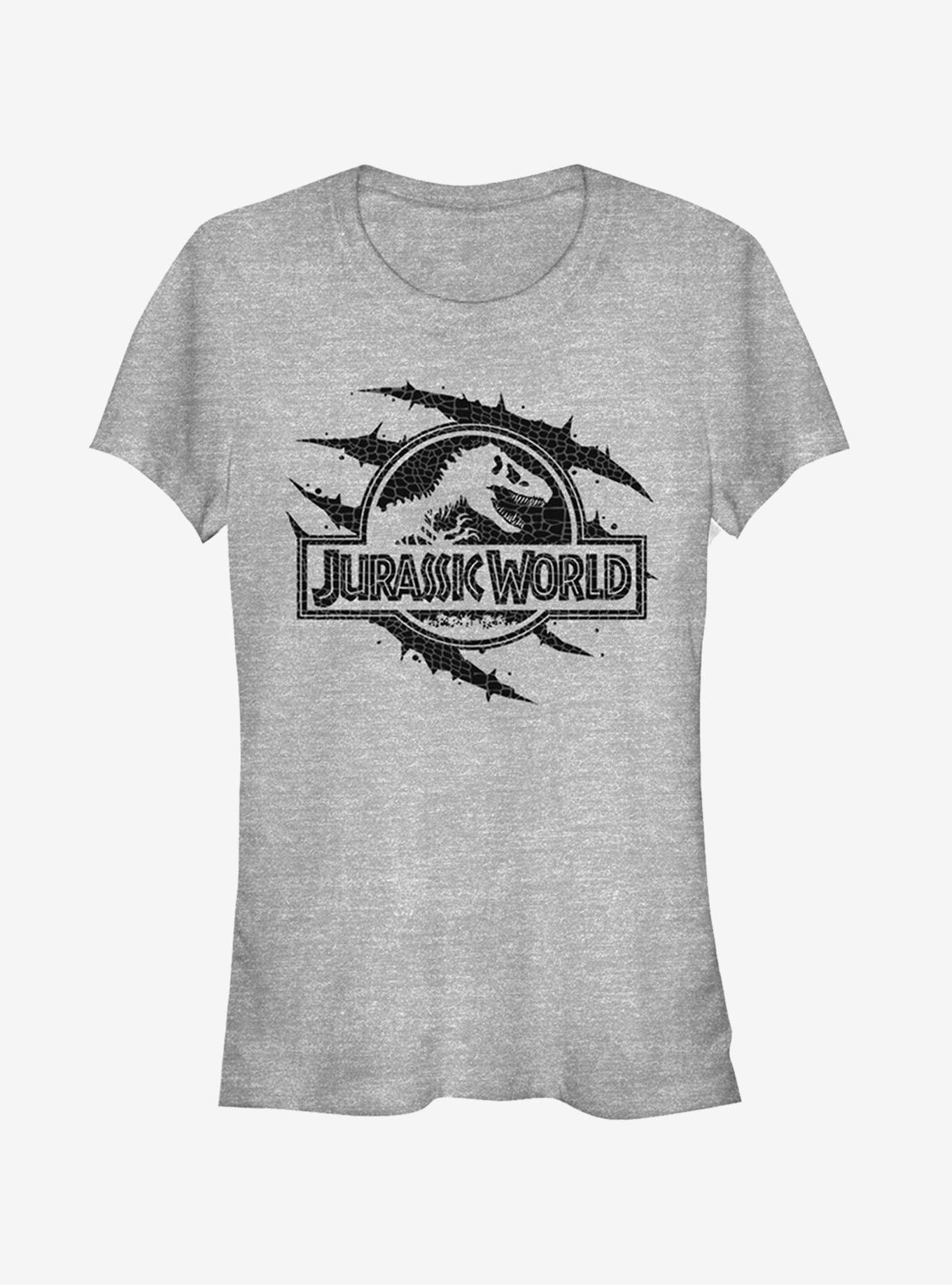 Scale Logo Claw Marks Girls T-Shirt, ATH HTR, hi-res