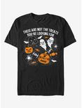 Halloween Not the Treats T-Shirt, BLACK, hi-res