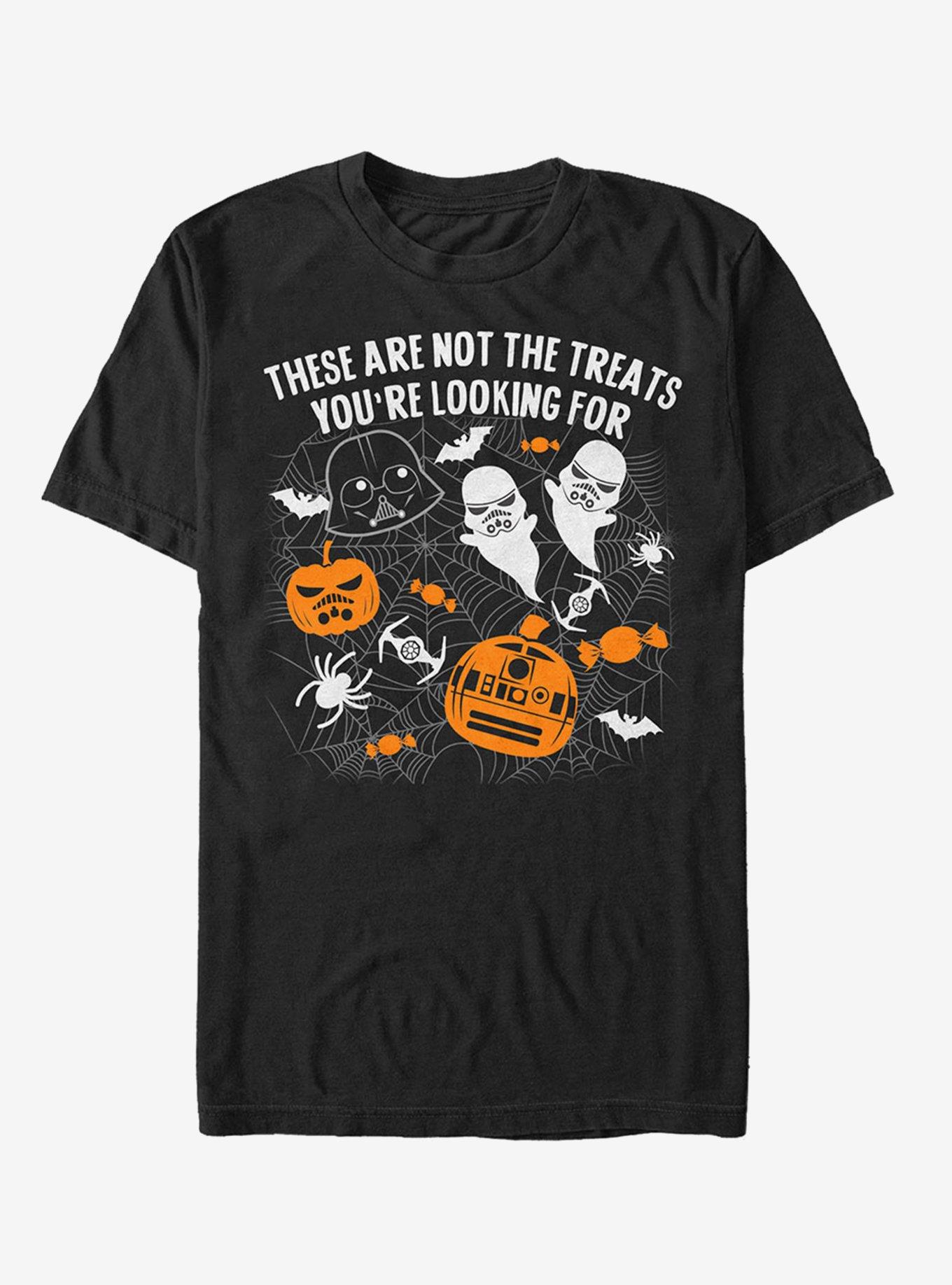 Star Wars Not The Treats You're Looking For T-Shirt, BLACK, hi-res