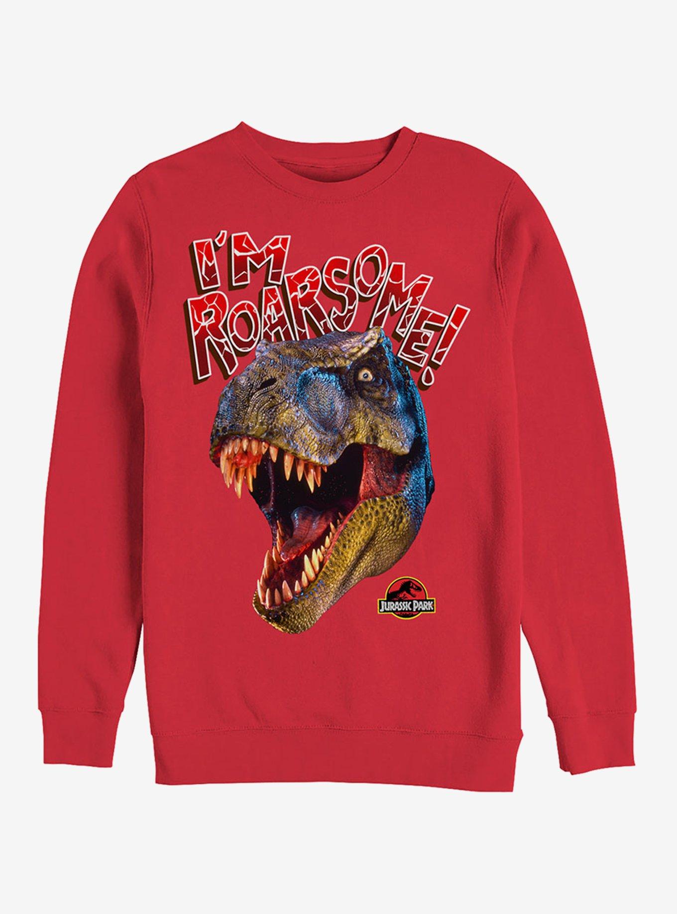 I'm Roarsome T.Rex Sweatshirt - RED | Hot Topic