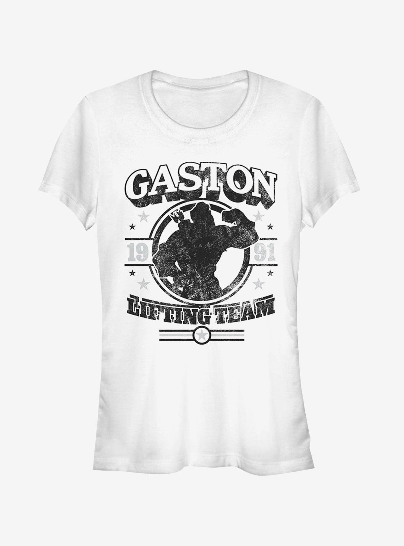 Disney Gaston Lifting Team Girls T-Shirt, , hi-res