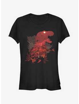 T. Rex Silhouette Girls T-Shirt, , hi-res