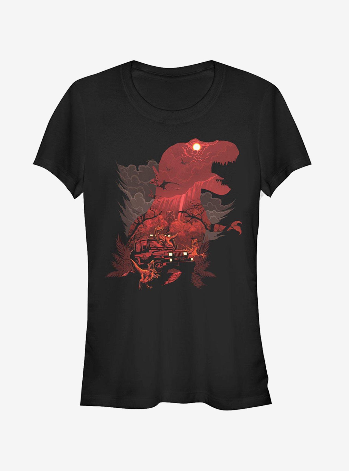 T. Rex Silhouette Girls T-Shirt, , hi-res