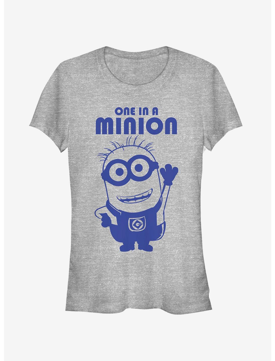 One in Minion Wave Girls T-Shirt, ATH HTR, hi-res