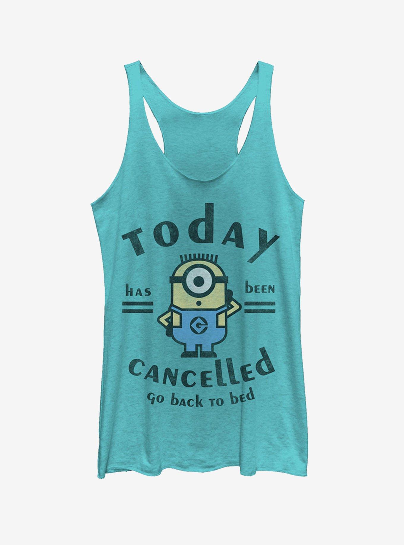 Minion Today Cancelled Girls Tank, TAHI BLUE, hi-res