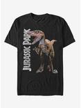 Velociraptor Logo T-Shirt, BLACK, hi-res