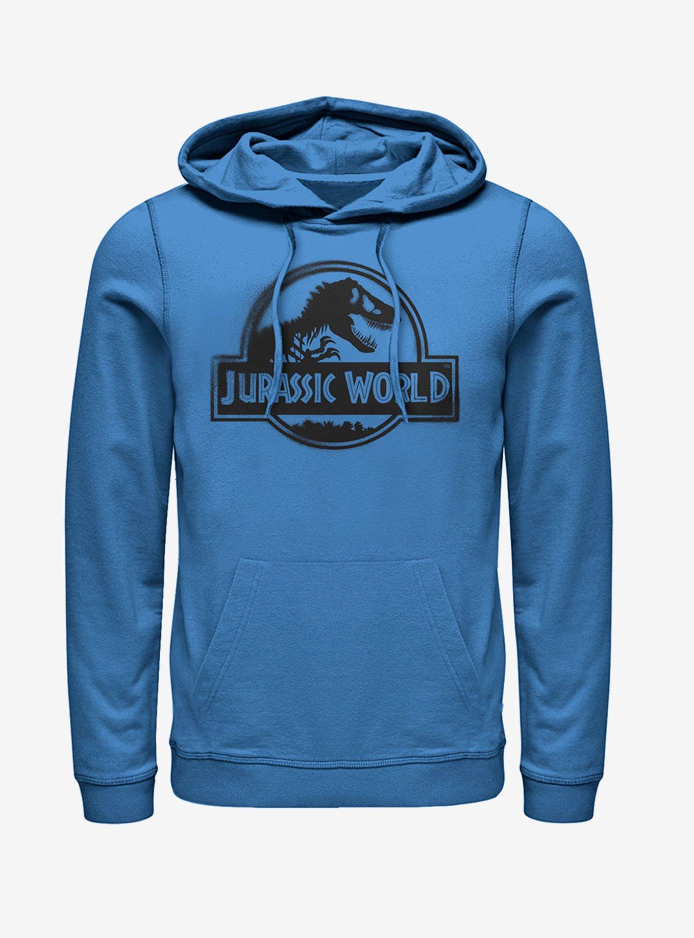 Jurassic World Fallen Kingdom Spray Paint Print Logo Hoodie