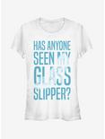 Disney Cinderella Glass Slipper Girls T-Shirt, WHITE, hi-res