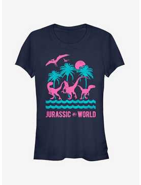 Jurassic World Fallen Kingdom Tropical Dinosaurs Girls T-Shirt, , hi-res