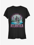 Disney Greetings From Atlantica Girls T-Shirt, BLACK, hi-res