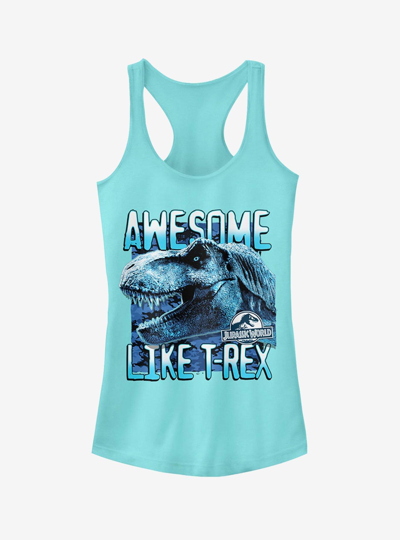 Jurassic World Fallen Kingdom Awesome T.Rex Girls Tank, CANCUN, hi-res