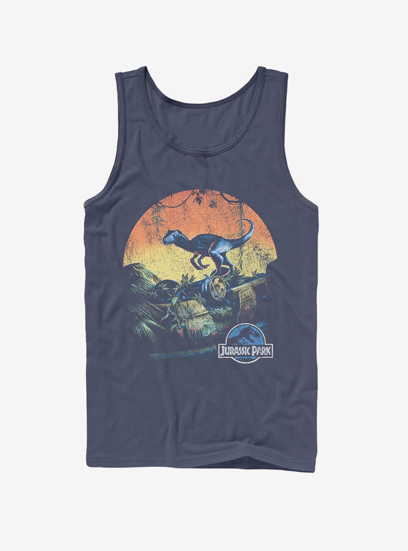 Retro Raptor Sunset Tank, , hi-res