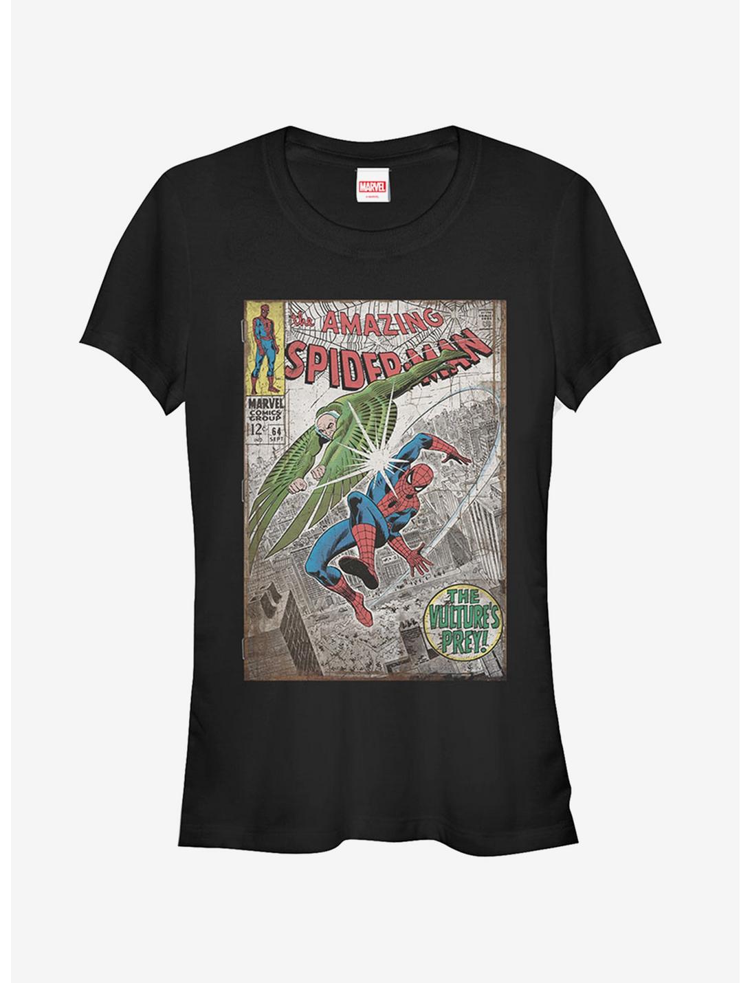 Marvel Spider-Man Vulture's Prey Girls T-Shirt, BLACK, hi-res